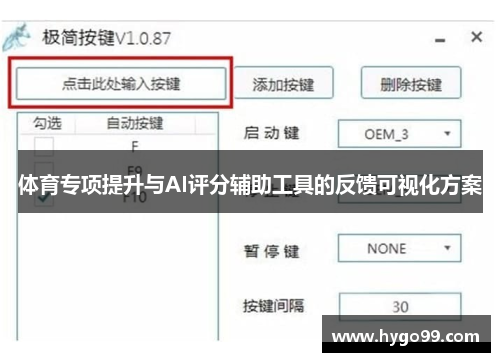 体育专项提升与AI评分辅助工具的反馈可视化方案